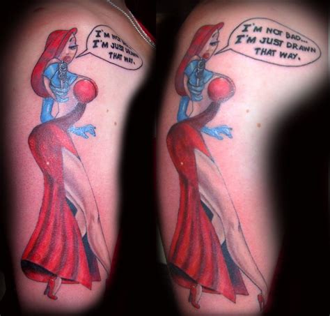 I highly recommend him, he&39;s a great artist. . Jessica rabbit tattoo